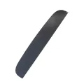 Top And Bottom Back Glass Panels For Motorola Moto Z (XT1650 / 2016) / Z Force Droid (Black)