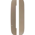 Top And Bottom Back Glass Panels For Motorola Moto Z / Z Force Droid (XT1650-02 / 2016) (Gold)