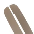 Top And Bottom Back Glass Panels For Motorola Moto Z / Z Force Droid (XT1650-02 / 2016) (Gold)