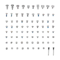 Complete Screw Set For iPhone 16 Pro Max