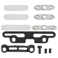 Full Button And Bracket Set For iPad Pro 11" 5th Gen (2024) / Pro 13" 7th Gen (2024) / Pro 11" 6th Gen (2025) / Pro 13" 8th Gen (2025) (11 Piece Set) (Silver)