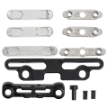 Full Button And Bracket Set For iPad Pro 11" 5th Gen (2024) / Pro 13" 7th Gen (2024) / Pro 11" 6th Gen (2025) / Pro 13" 8th Gen (2025) (11 Piece Set) (Silver)