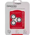 Захист скла камери Casper для iPhone 16 Pro / 16 Pro Max (сріблястий) (прозоре)