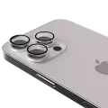 Захист скла камери Casper для iPhone 16 Pro / 16 Pro Max (сріблястий) (прозоре)