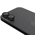 Захист скла камери Casper для iPhone 16 / 16 Plus (чорний) (прозоре)
