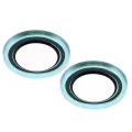Casper Camera Lens Protector for iPhone 16 / 16 Plus (Teal) (Clear)