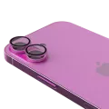 Захист скла камери Casper для iPhone 16 / 16 Plus (рожевий) (прозоре)