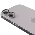 Захист скла камери Casper для iPhone 16 / 16 Plus (білий) (прозоре)
