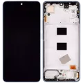 OLED Assembly With Frame For Xiaomi Redmi Note 13 4G (Refurbished) (Ice Blue)