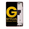 OLED Assembly With Frame For Motorola Moto G Stylus 5G (XT2419 / 2024) (Refurbished) (Scarlet Wave)