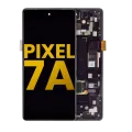 OLED Assembly With Frame (With Fingerprint Sensor) For Google Pixel 7a 5G (Refurbished) (Charcoal)