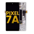 OLED Assembly With Frame (With Fingerprint Sensor) For Google Pixel 7a 5G (Refurbished) (Snow)
