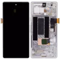 OLED Assembly With Frame (With Fingerprint Sensor) For Google Pixel 7a 5G (Refurbished) (Snow)