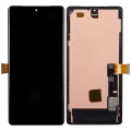 Дисплейний модуль (OLED) з рамкою (без датчика відбитків) для Google Pixel 7 Pro (Aftermarket Plus) (усі кольори)