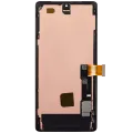 Дисплейний модуль (OLED) з рамкою (без датчика відбитків) для Google Pixel 7 Pro (Aftermarket Plus) (усі кольори)