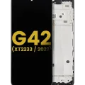 OLED Assembly With Frame For Motorola Moto G42 (XT2233 / 2022) (Refurbished) (All Colors)