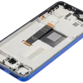 OLED Assembly With Frame For Motorola Moto Edge 50 Neo (XT2409-3 / 2024) (Refurbished) (Nautical Blue)