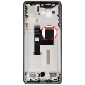 OLED Assembly With Frame For Motorola Moto Edge 50 Neo (XT2409-3 / 2024) (Refurbished) (Grisaille)