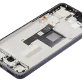 OLED Assembly With Frame For Motorola Moto Edge 50 Neo (XT2409-3 / 2024) (Refurbished) (Grisaille)