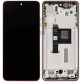 OLED Assembly With Frame For Motorola Moto Edge 50 Neo (XT2409-3 / 2024) (Refurbished) (Poinciana)