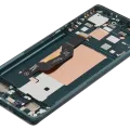OLED Assembly With Frame For Motorola Moto Edge 50 (XT2407-3 / 2024) (Refurbished) (Jungle Green)