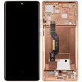 OLED Assembly With Frame For Motorola Moto Edge 50 (XT2407-3 / 2024) (Refurbished) (Peach Fuzz)