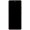 OLED Assembly With Frame For Motorola Moto Edge 50 (XT2407-3 / 2024) (Refurbished) (Peach Fuzz)