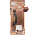 OLED Assembly With Frame For Motorola Moto Edge 50 (XT2407-3 / 2024) (Refurbished) (Peach Fuzz)
