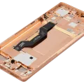OLED Assembly With Frame For Motorola Moto Edge 50 (XT2407-3 / 2024) (Refurbished) (Peach Fuzz)
