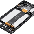 Дисплейний модуль (LCD) з рамкою для Samsung Galaxy A32 5G (A326 / 2021) (Усі моделі) (Aftermarket Plus) (Awesome Black)