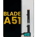 LCD Assembly Without Frame For ZTE Blade A51 (Refurbished) (Black)