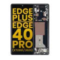 OLED Assembly With Frame For Motorola Edge Plus / Edge 40 Pro (XT2301 / 2023) (Refurbished) (Interstellar Black)