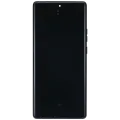 OLED Assembly With Frame For Motorola Edge Plus / Edge 40 Pro (XT2301 / 2023) (Refurbished) (Interstellar Black)
