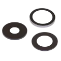 Back Camera Lens (Glass Only) With Adhesive For iPhone 15 Pro (3 Piece Set) (Real Sapphire) (Premium) (10 Pack)