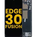 OLED Assembly With Frame For Motorola Moto Edge 30 Fusion (XT2243 / 2022) (Refurbished) (Cosmic Gray)