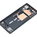 OLED Assembly With Frame For Motorola Moto Edge 30 Fusion (XT2243 / 2022) (Refurbished) (Cosmic Gray)