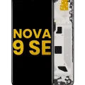 Дисплейний модуль (LCD) з рамкою для Huawei Nova 9 SE (Refurbished) (Midnight Black)