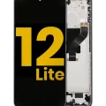 OLED Assembly With Frame For Xiaomi 12 Lite (Refurbished) (Black)