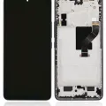 OLED Assembly With Frame For Xiaomi 12 Lite (Refurbished) (Black)
