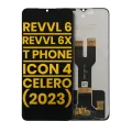 LCD Assembly Without Frame For T-Mobile Revvl 6 / Revvl 6X 5G / T Phone / Cricket Icon 4 / Boost Mobile Celero 5G (2023) (Refurbished) (All Colors)