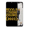 LCD Assembly With Frame For T-Mobile Revvl 6 / T Phone 5G / Boost Mobile Celero 5G (2023) (Refurbished) (All Colors)
