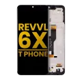 LCD Assembly With Frame For T-Mobile Revvl 6X 5G / T Phone (Refurbished) (All Colors)