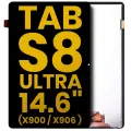 OLED Assembly Without Frame For Samsung Galaxy Tab S8 Ultra 14.6" (X900 / X906) (2022) (Refurbished) (Black)