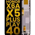 LCD Assembly With Frame For Honor X6A / X5 Plus / Play 40 (Refurbished) (All Colors)