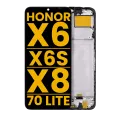 Дисплейний модуль (LCD) з рамкою для Honor X6 / X6S / X8 5G / 70 Lite 5G (Aftermarket Plus) (усі кольори)