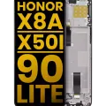 Дисплейний модуль (LCD) з рамкою для Honor X8A / X50i / 90 Lite (Refurbished) (Midnight Black)