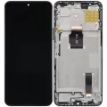 Дисплейний модуль (LCD) з рамкою для Honor X8A / X50i / 90 Lite (Refurbished) (Midnight Black)