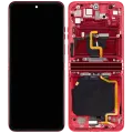 Inner OLED Assembly With Frame For Motorola Moto Razr Plus 2023 / Razr 40 Ultra (XT2321 / 2023) (Refurbished) (Viva Magenta)