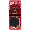 Inner OLED Assembly With Frame For Motorola Moto Razr Plus 2023 / Razr 40 Ultra (XT2321 / 2023) (Refurbished) (Viva Magenta)