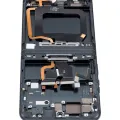Main OLED Assembly With Frame For Motorola Razr 2023 / Razr 40 (XT2323 / 2023) (Refurbished) (Sage Green)